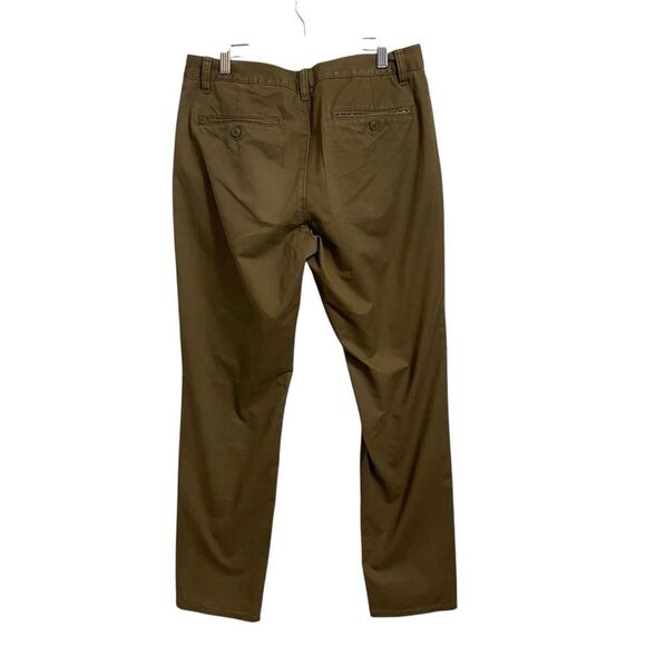 Bonobos Slim Fit Pants Khaki Green Cotton Blend Size 31/32 - Picture 5 of 8